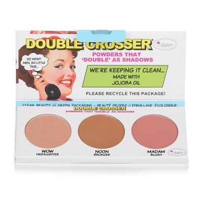 TheBalm Double Crosser (Highlighter, Bronzer & Rubor) 8.5g/0.29oz