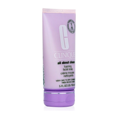 Clinique All About Clean Foaming Facial Soap - Very Dry to Dry Combination Skin 150ml/5oz