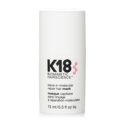 K18 قناع ترميم جزيئي قابل للاستخدام دون غسيل 15m/0.5oz