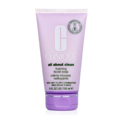 Clinique All About Clean Foaming Facial Soap - Very Dry to Dry Combination Skin 150ml/5oz