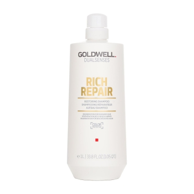 Goldwell Dual Senses Rich Repair Restoring Shampoo (Regeneration For Damaged Hair) 1000ml/33.8oz
