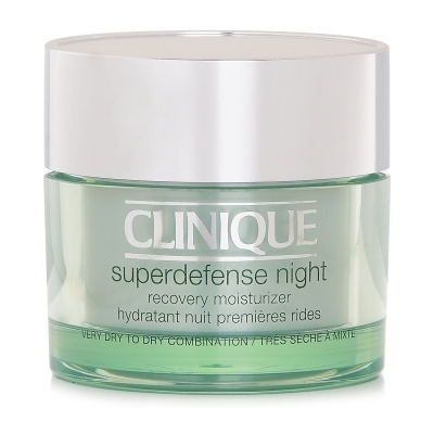 Clinique Superdefense Night Recovery Moisturizer - For Very Dry To Dry Combination 50ml/1.7oz