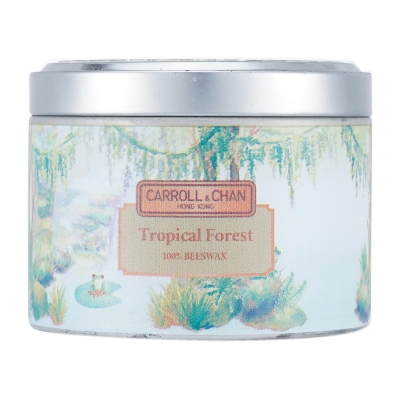 Carroll & Chan 100% Beeswax Tin Candle - Tropical Forest (8x6) cm