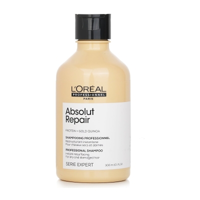 L'Oreal Professionnel Serie Expert - Absolut Repair Protein + Gold Quinoa Instant Resurfacing Shampoo 300ml/10.1oz