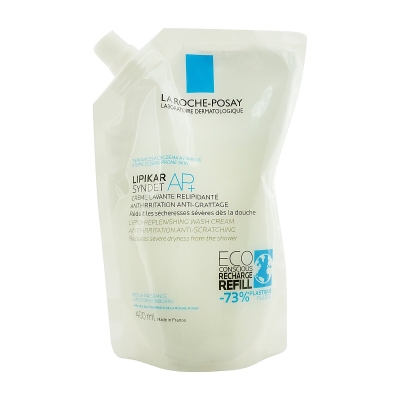 La Roche Posay Lipikar Syndet AP+ Lipid Replenishing Cream Wash Eco-Refill 400ml/13.3oz