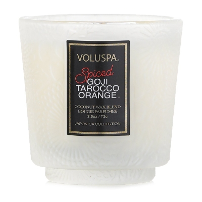 Voluspa Petite Pedestal Candle - Spiced Goji Tarocco Orange 72g/2.5oz