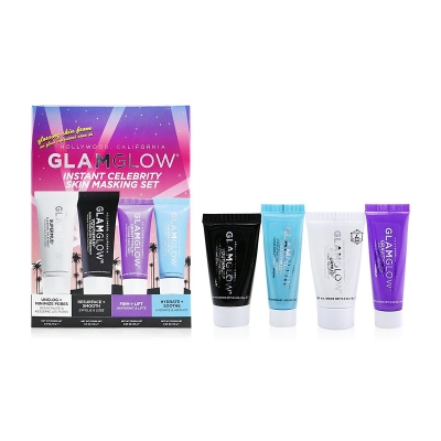 Glamglow Umiddelbar Kjendis Hudmaskering Sett 4pcs