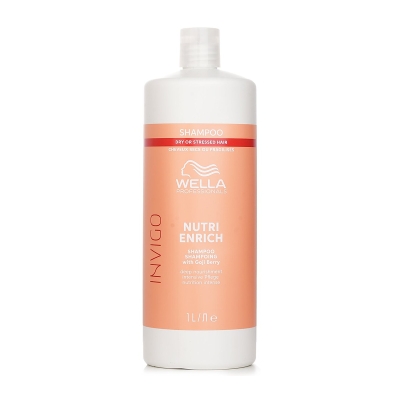 Wella Invigo Nutri Enrich Shampoo With Goji Berry Dry Or Stressed Hair 1000ml