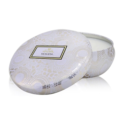 Voluspa 3 Wick Decorative Tin Candle - Mokara 340g/12oz