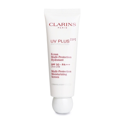 Clarins UV Plus [5P] Anti-Pollution Multi-Protection hydratačn&iacute; obrazovka SPF 50 &ndash; průsvitn&aacute; 50ml/1.6oz