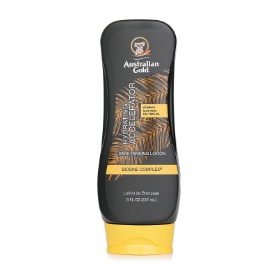 Australian Gold Dark Tanning Accelerator Lotion(Label slightly damaged) 237ml/8oz