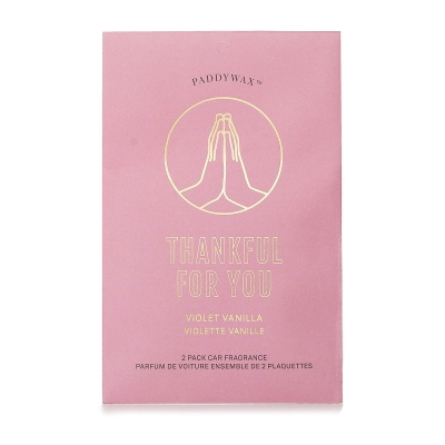 Paddywax Impressions Car Fragrance - Thankful For You 2packs