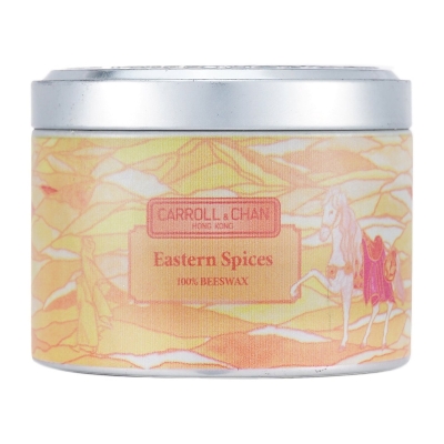 Carroll & Chan 100% Beeswax Tin Candle - Eastern Spices (8x6) cm