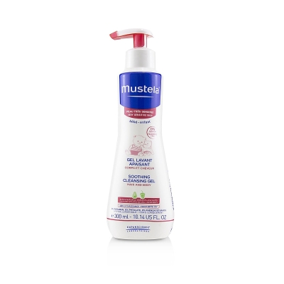 Mustela Zklidňuj&iacute;c&iacute; čistic&iacute; gel pro velmi citlivou pokožku - vlasy a tělo 300ml/10.14oz