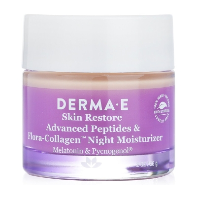 Derma E Skin Restore Advanced Peptides & Flora Collagen Night Moisturizer 56g/2oz