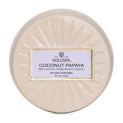 Voluspa Mini Tin Candle - Coconut Papaya 127g/4.5oz