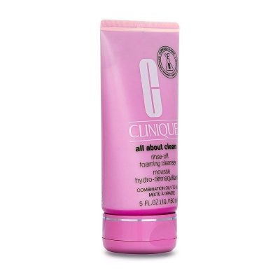 Clinique Wszystko o Clean Rinse-Off Foaming Cleanser &ndash; do sk&oacute;ry mieszanej, tłustej i tłustej 150ml/5oz