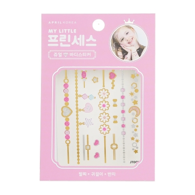 April Korea Princess Jewel Body Sticker JT001K 1pc