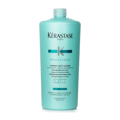 Kerastase Resistance Ciment Anti-Usure posiluj&iacute;c&iacute; kr&eacute;m proti l&aacute;m&aacute;n&iacute; - vym&yacute;van&iacute; (na zničen&eacute; vlasy a konečky) 1000ml/34oz
