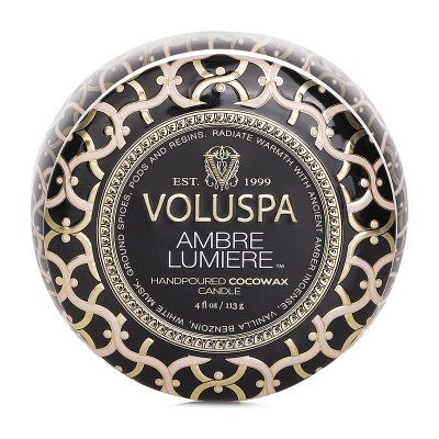 Voluspa Mini Tin Candle - Ambre Lumiere 113g/4oz