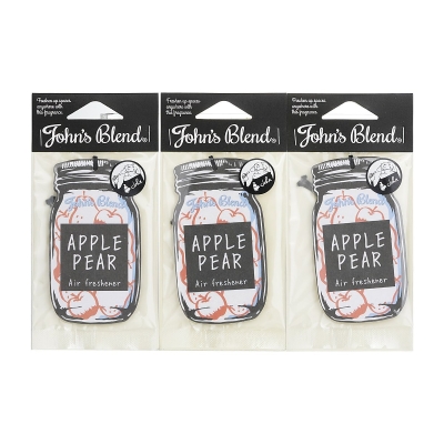 John's Blend Air Freshener - Apple Pear 3pcs