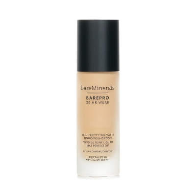 BareMinerals BAREPRO 24HR WEAR Skin Perfecting Matte Liquid Foundation Mineral SPF 20 Fair 10 Warm 30ml/1oz