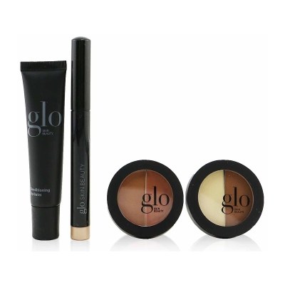 Glo Skin Beauty In The Nudes (Shadow Stick + Cream Blush Duo + Eye Shadow Duo + Lip Balm) Backlit Bronze Edition 4pcs+1bag