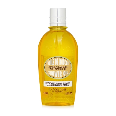 L'Occitane Madlov&yacute; sprchov&yacute; olej pro či&scaron;těn&iacute; a zklidněn&iacute; pleti Almond Cleansing & Soothing Shower Oil 250ml/8.4oz
