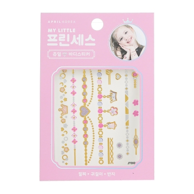 April Korea Princess Jewel Body Sticker JT002K 1pc