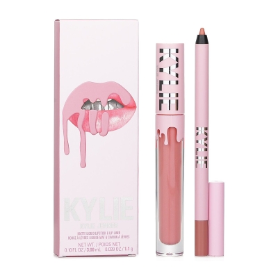 Kylie By Kylie Jenner Matte Lip Kit: Matte Liquid Lipstick 3ml + Lip Liner 1.1g 300 Koko K 2pcs