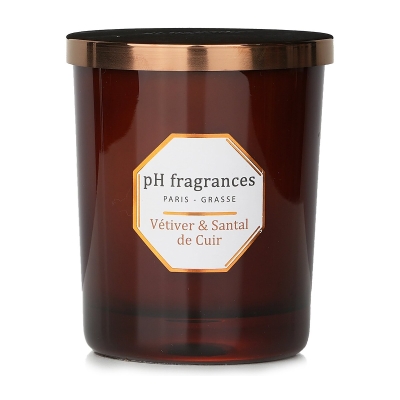 pH fragrances Scented Candle - Vetiver & Santal De Cuir 180g/6.3oz