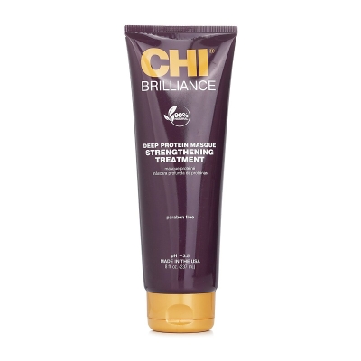 CHI Deep Brilliance Olive & Monoi Deep Protein Masque Strengthening Treatment 237ml/8oz