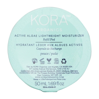Kora Organics 액티브 알개 라이트웨이트 모이스처라이저 리필 50ml/1.69oz