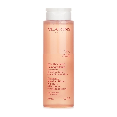Clarins Cleansing Micellar Water with Alpine Golden Gentian & Lemon Balm Extracts - Sensitive Skin(Random Packaging) 200ml/6.7oz