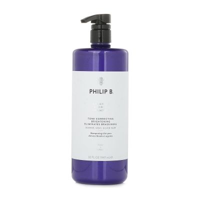 Philip B شامبو Icelandic Blonde (مصحح لوني يزيل اللون النحاسي - للشعر الأشقر والرمادي والفضي) 947ml/32oz