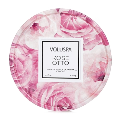 Voluspa 2 Wick Tin Candle - Rose Otto 170g/6oz
