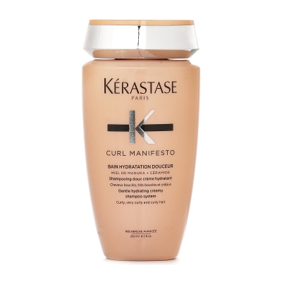Kerastase Curl Manifesto Bain Hydratation Douceur Gentle Hydrating Creamy Shampoo (For Curly, Very Curly & Coily Hair) 250ml/8.5oz