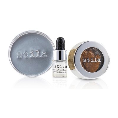 Stila Magnificent Metals Foil Finish Eye Shadow With Mini Stay All Day Liquid Eye Primer Comex Copper 2pcs