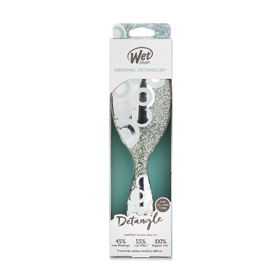 Wet Brush Original Detangler Groovy Disco Teal Hair Brush 1pc