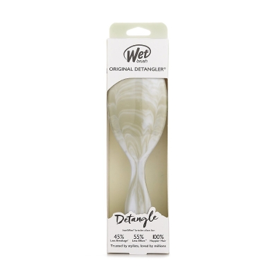Wet Brush Original Detangler Watercolor Waves Green Hair Brush 1pc