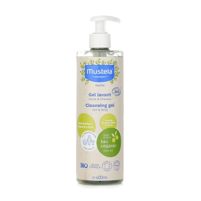 Mustela Bio Organic Cleansing Gel (For Hair & Body) 400ml