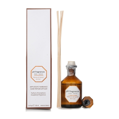 pH fragrances Home Perfume Diffuser Vetiver & Sandal Of Leather 100ml/3.4oz