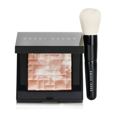Bobbi Brown Highlighting Powder Set (1x Highlighting Powder + 1x Mini Face Brush) Pink Glow 2pcs