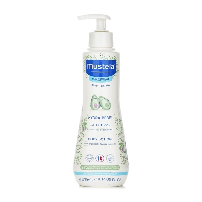 Mustela Hydra-Bebe tělov&eacute; ml&eacute;ko s bio avok&aacute;dem - norm&aacute;ln&iacute; pleť 300ml/10.14oz