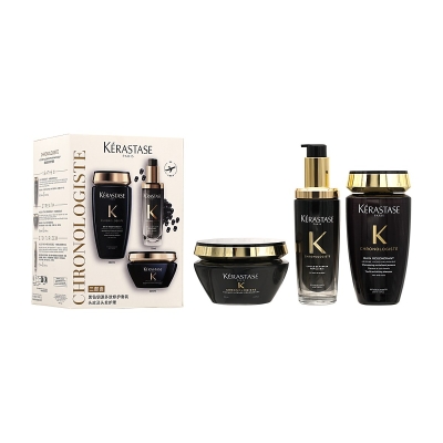 Kerastase Chronologiste 3 Step Revitalizing Routine For Hair &amp; Scalp Set 3pcs