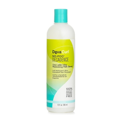 DevaCurl No-Poo Decadence (Zero Lather Ultra Moisturizing Milk Cleanser - For Super Curly Hair) 355ml/12oz