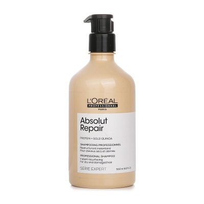 L'Oreal Professionnel Serie Expert - Absolut Repair Gold Quinoa + Protein Instant Resurfacing Shampoo 500ml/16.9oz