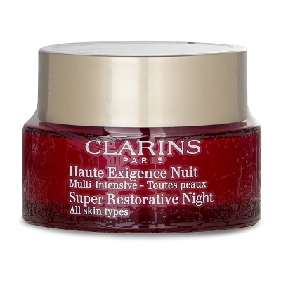 Clarins Nočn&iacute; kr&eacute;m pro regeneraci stařeck&yacute;ch skvrn Super Restorative Night Age Spot Correcting Replenishing Cream 50ml/1.6oz