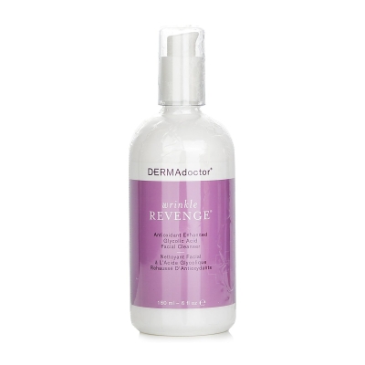 DERMAdoctor Wrinkle Revenge Antioxidant Enhanced Glycolic Acid Facial Cleanser 180ml/6oz