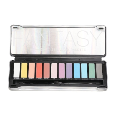 BYS Eyeshadow Palette (12x Eyeshadow, 2x Applicator) Fantasy 12g/0.42oz